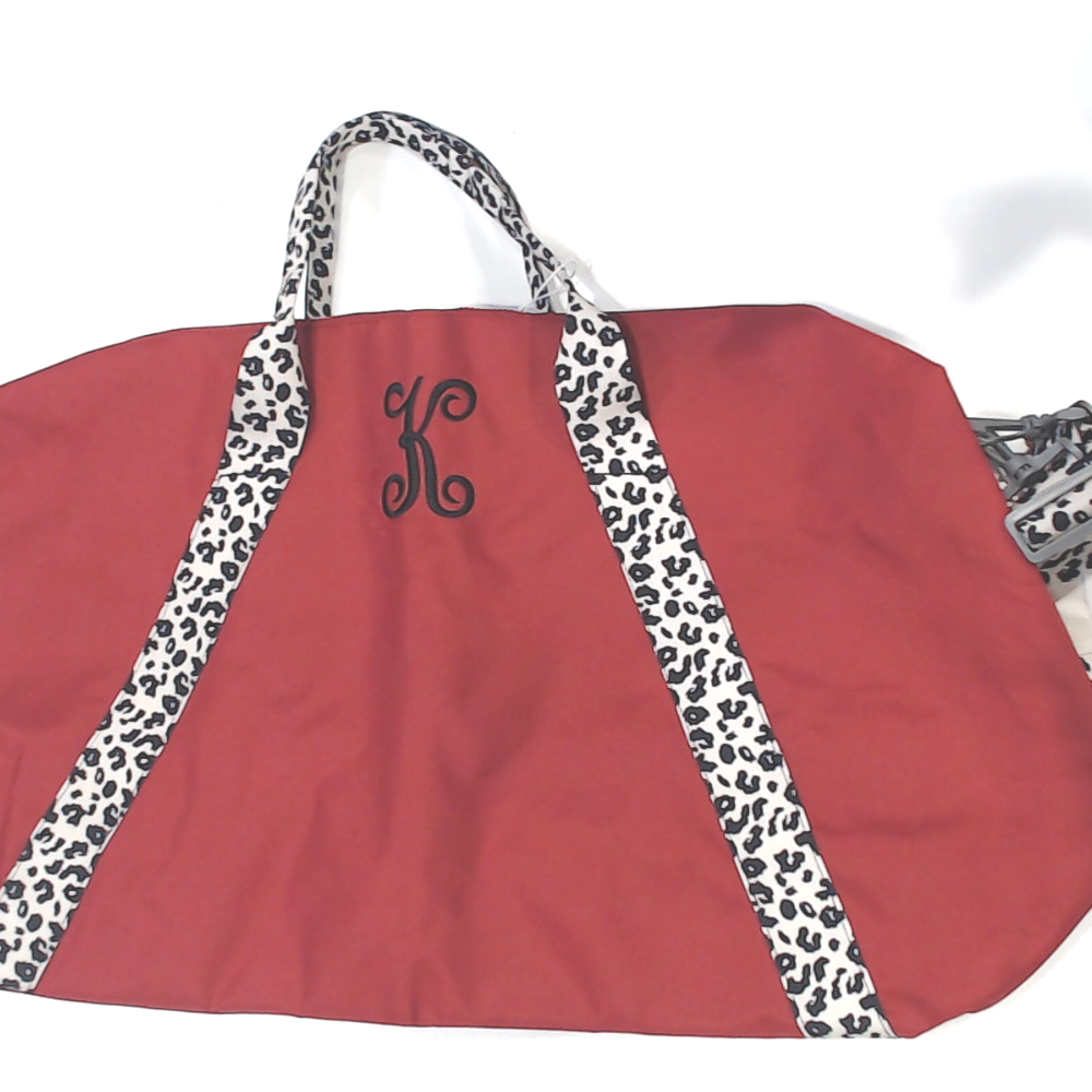 BLOOPER BAG: Monogrammed Weekend Bag