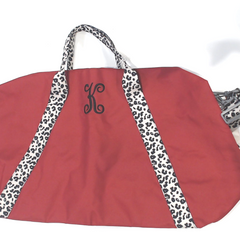 BLOOPER BAG: Monogrammed Weekend Bag