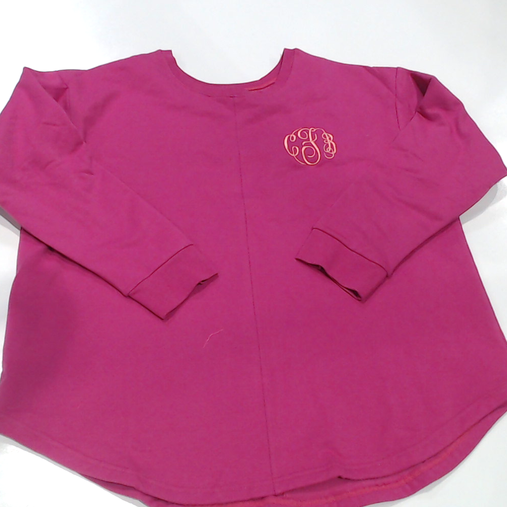 BLOOPER CLOTHING: Monogrammed Open Back Sweatshirt