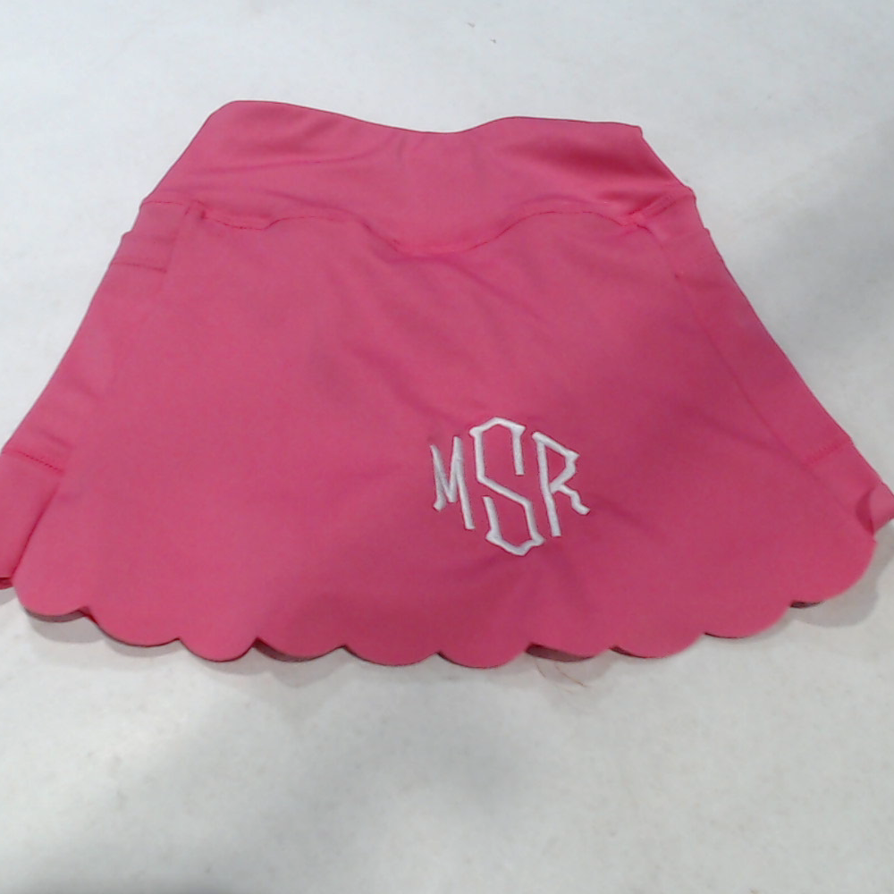 BLOOPER KIDS: Monogrammed Girls Skort