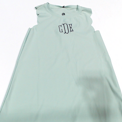 BLOOPER CLOTHING: Monogrammed Girls Scallop Dress