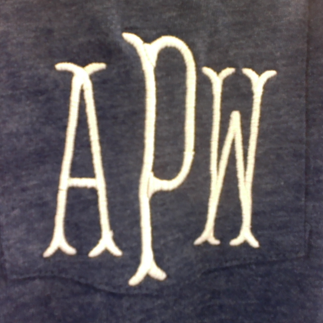 BLOOPER CLOTHING: Monogrammed Tank Top