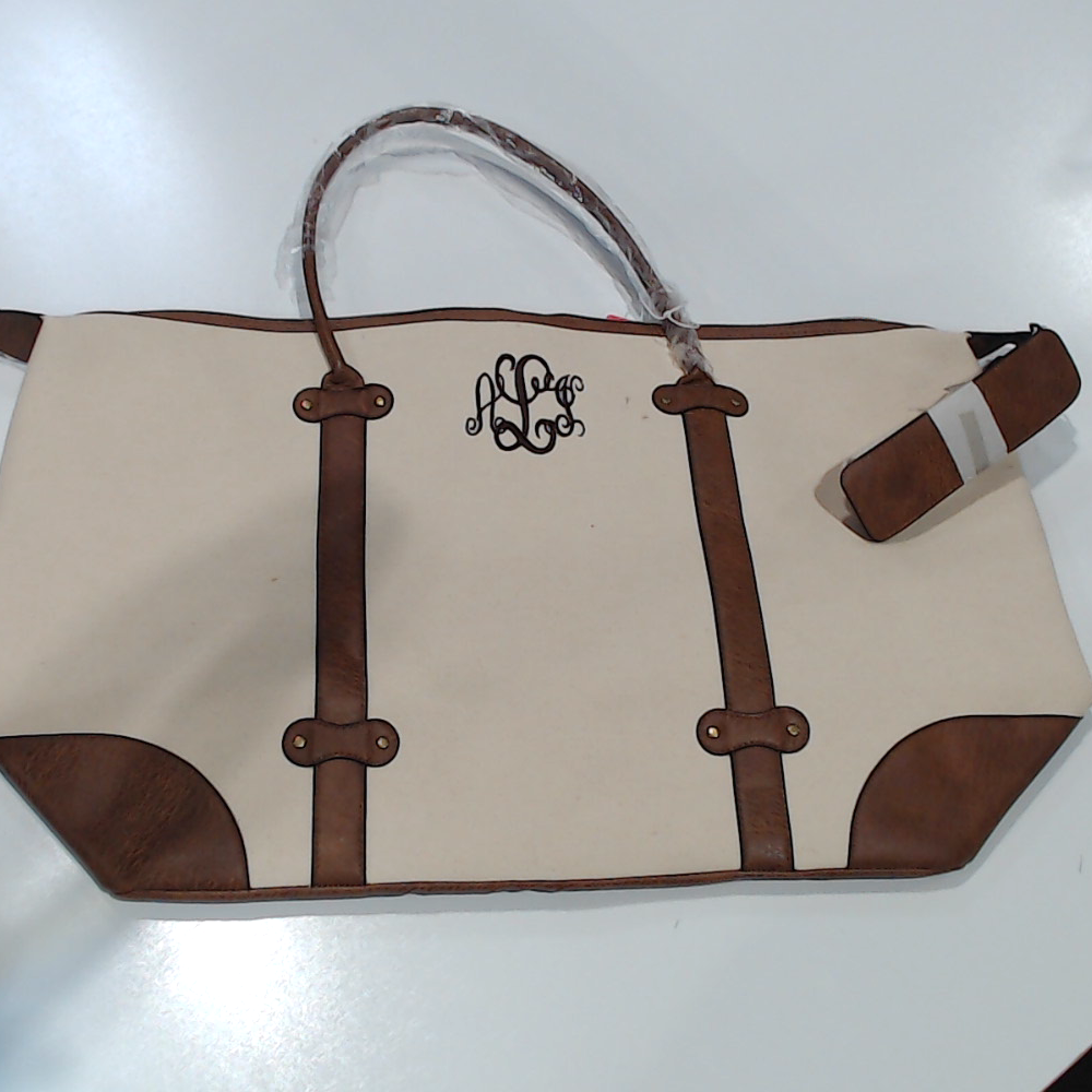 BLOOPER BAG: Monogrammed Vintage Weekender
