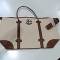 BLOOPER BAG: Monogrammed Vintage Weekender