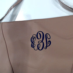 BLOOPER BAG: Monogrammed Bucket Bag