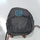 BLOOPER BAG: Monogrammed Mini Backpack Purse
