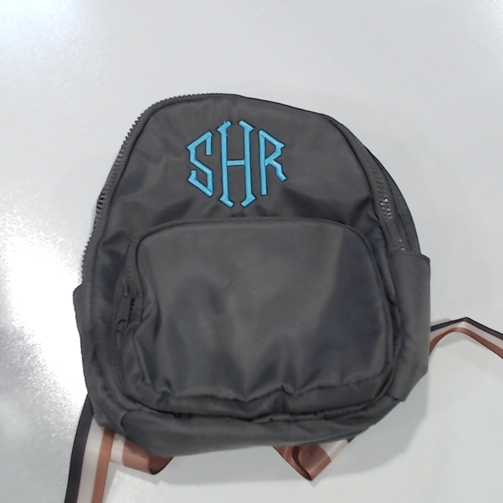 BLOOPER BAG: Monogrammed Mini Backpack Purse