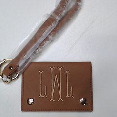 BLOOPER ACCESSORY: Monogrammed Card Holder