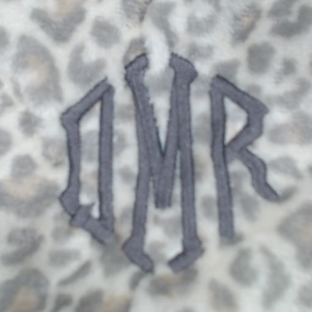 BLOOPER KIDS: Monogrammed Kids Blanket Hoodie
