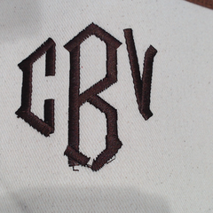 BLOOPER BAG: Monogrammed Vintage Weekender
