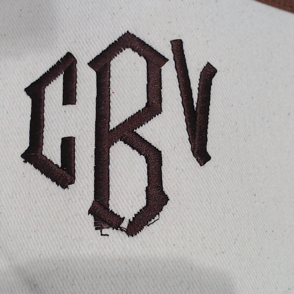 BLOOPER BAG: Monogrammed Vintage Weekender