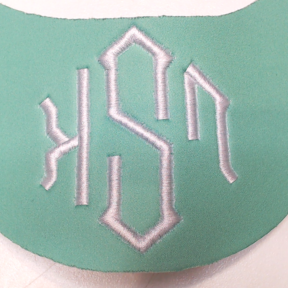 BLOOPER ACCESSORY: Monogrammed Foam Adjustable Visor