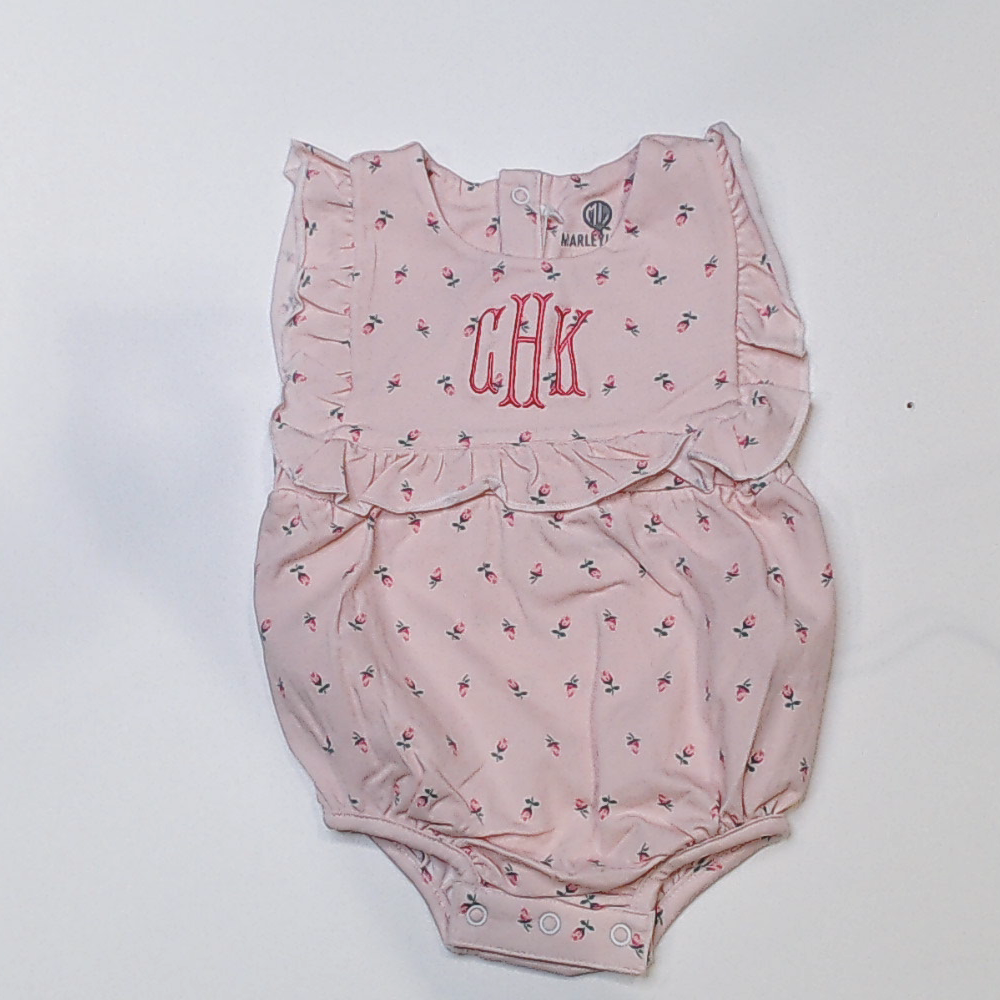 BLOOPER KIDS: Monogrammed Baby Soft Jersey Bubble