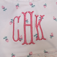 BLOOPER KIDS: Monogrammed Baby Soft Jersey Bubble