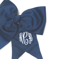 BLOOPER ACCESSORY: Monogrammed Girls Hair Bow