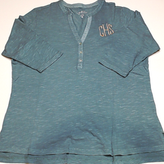 BLOOPER CLOTHING: Monogrammed Henley