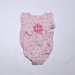 BLOOPER KIDS: Monogrammed Baby Soft Jersey Bubble