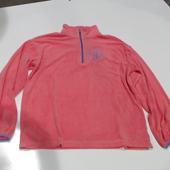 BLOOPER CLOTHING: Monogrammed Puff Sleeve Fleece Pullover