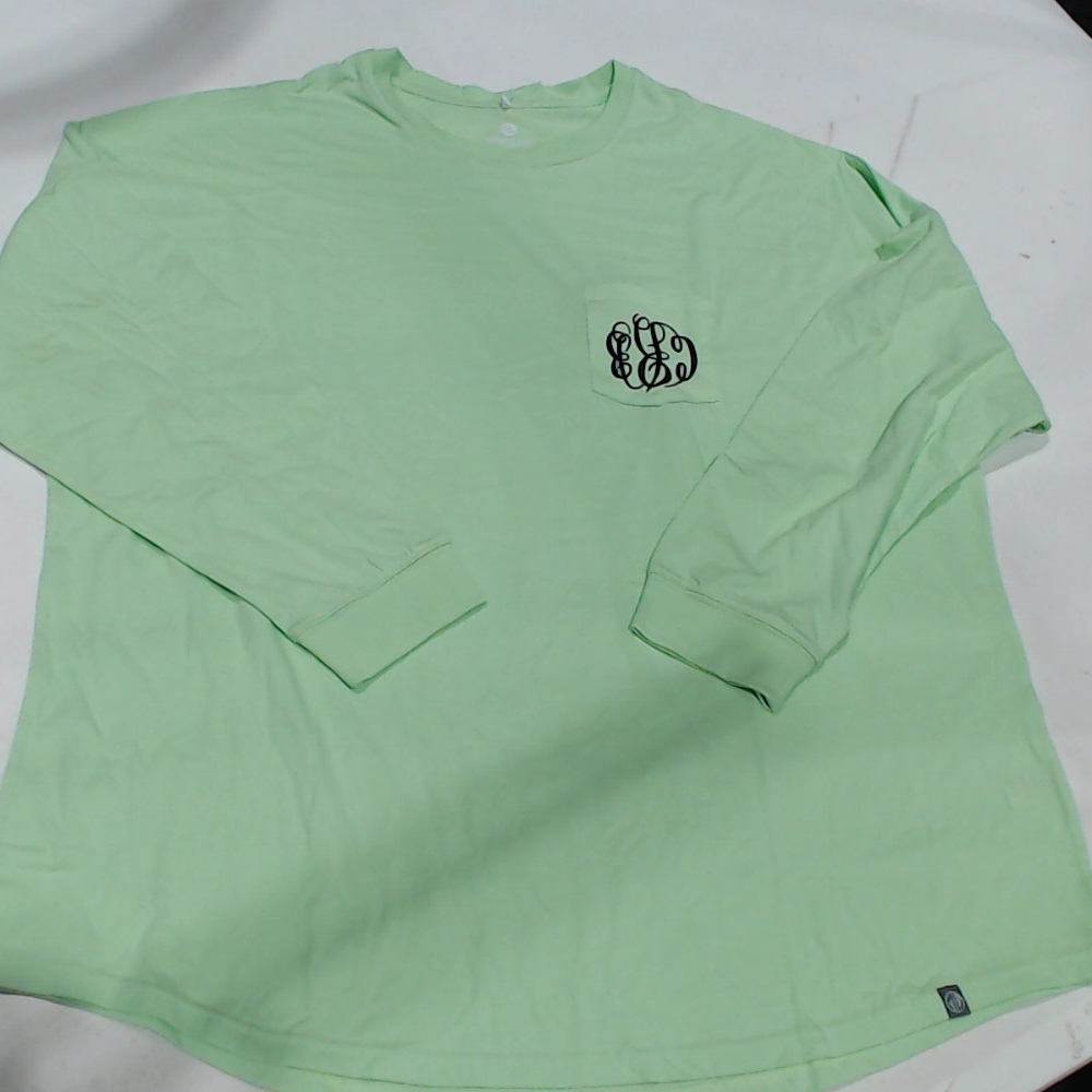 BLOOPER CLOTHING: Monogrammed Long Sleeve Shirt