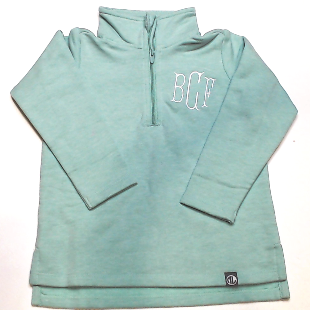 BLOOPER CLOTHING: Monogrammed Kids Pullover Sweatshirt