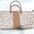 BLOOPER BAG: Monogrammed Leopard Weekender