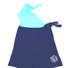BLOOPER SWIM: Monogrammed Wrap Cover  Up