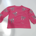 BLOOPER KIDS: Monogrammed Kids Sequin Bow Sweatshirt