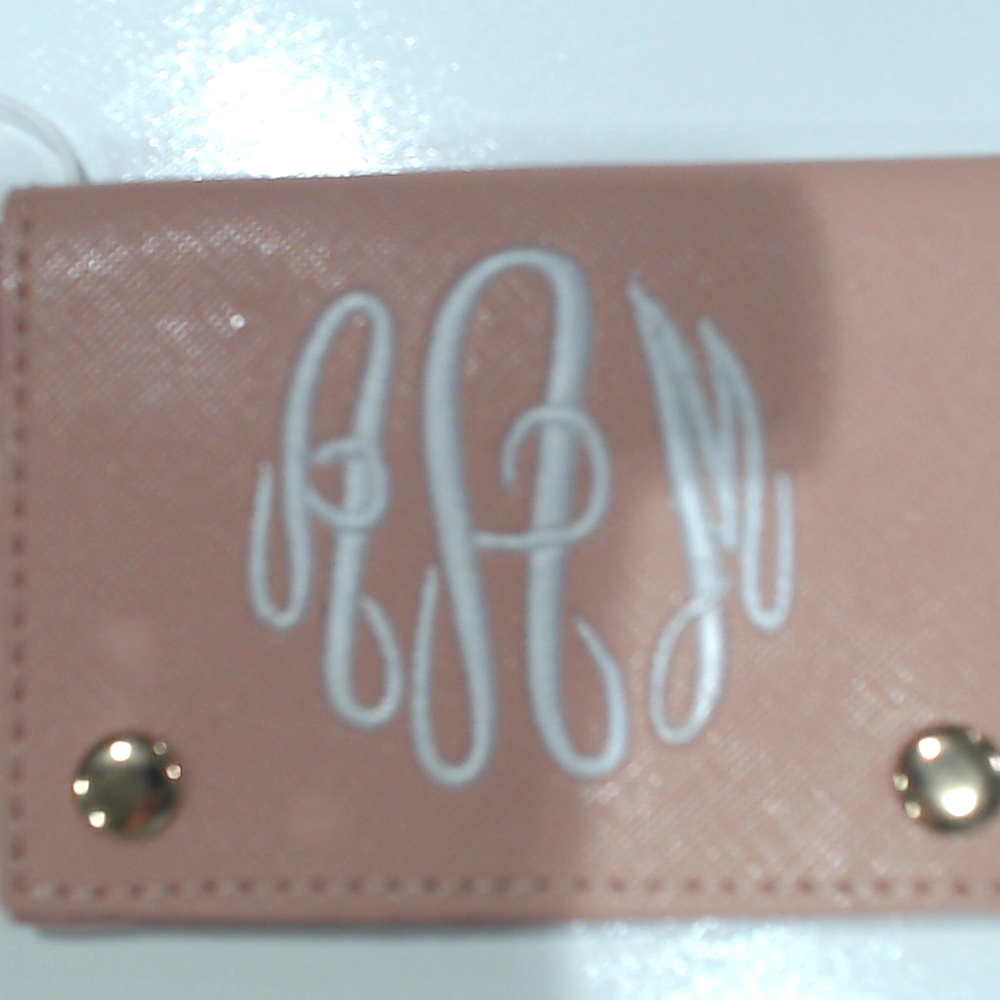 BLOOPER ACCESSORY: Monogrammed Card Holder