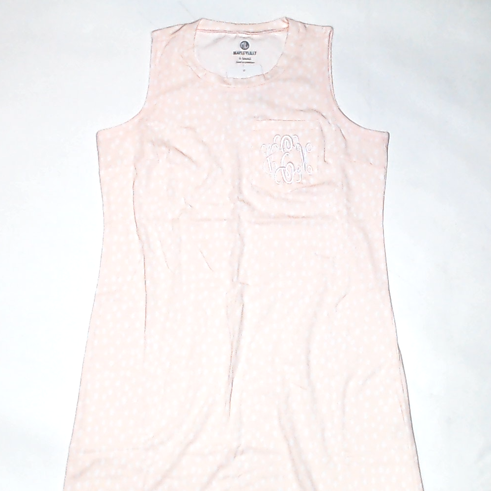 BLOOPER CLOTHING: Monogrammed Sleeveless Dress