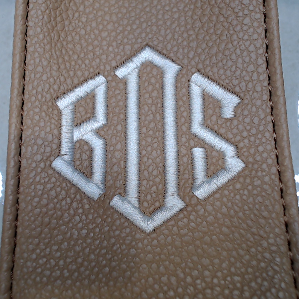 BLOOPER BAG: Monogrammed Clear Stadium Crossbody Bag