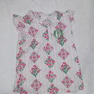 BLOOPER CLOTHING: Monogrammed Ruffle Pajama Top