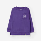 Monogrammed Kids Softspun Sweatshirt | Purple