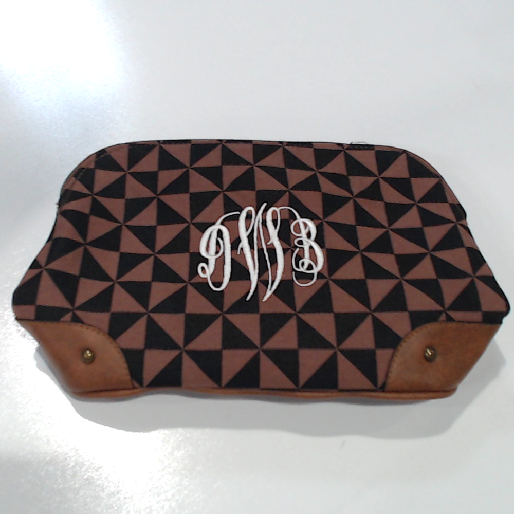 BLOOPER ACCESSORY: Monogrammed Vintage Cosmetic Case