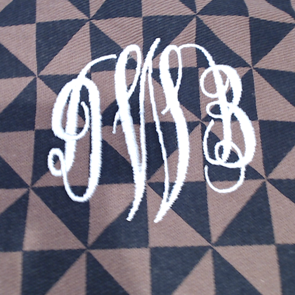 BLOOPER ACCESSORY: Monogrammed Vintage Cosmetic Case