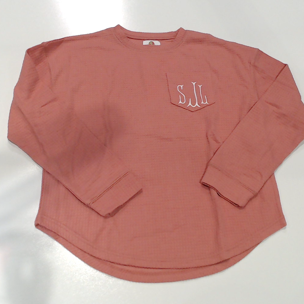 BLOOPER KIDS: Monogrammed Kids Waffle Shirt