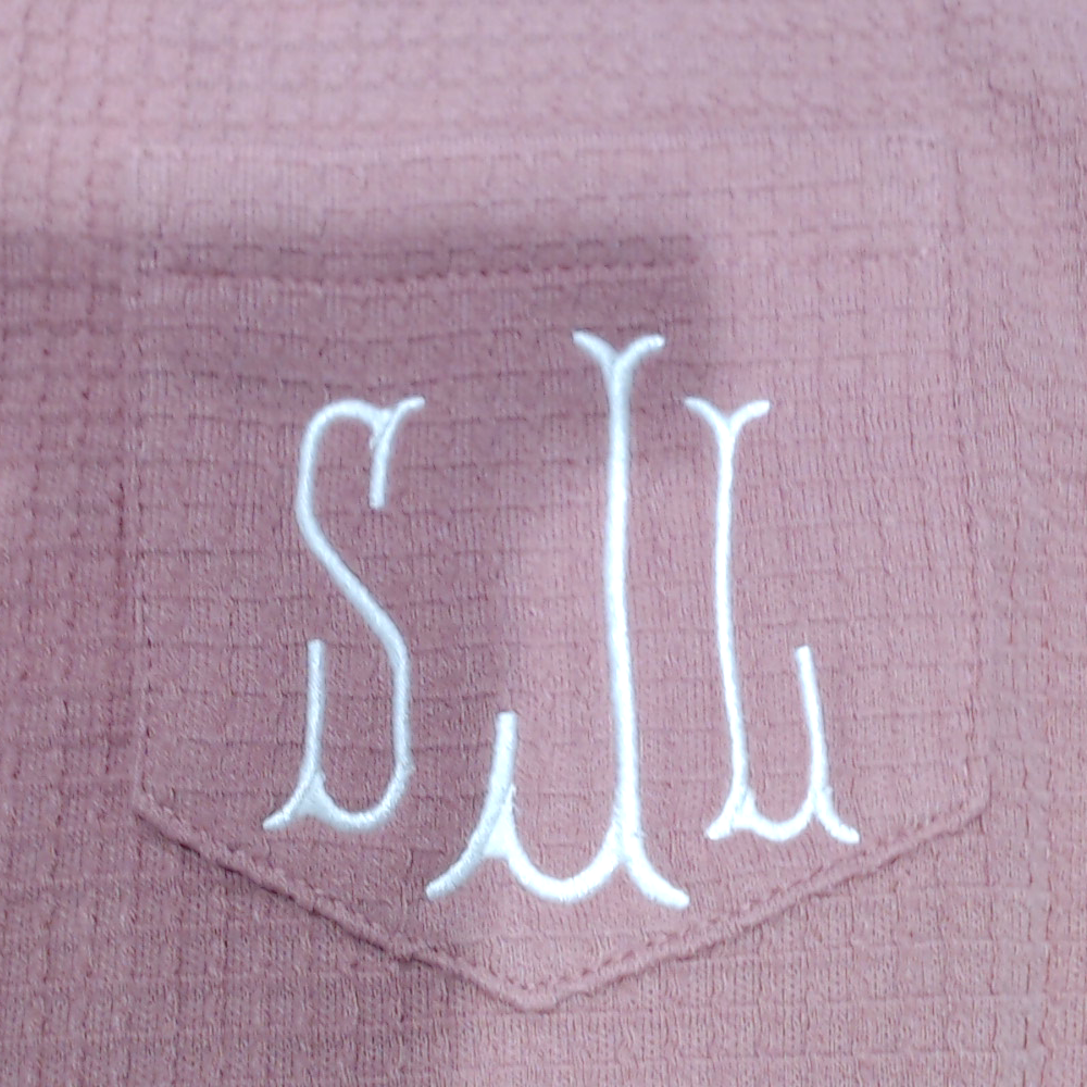 BLOOPER KIDS: Monogrammed Kids Waffle Shirt