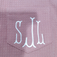 BLOOPER KIDS: Monogrammed Kids Waffle Shirt