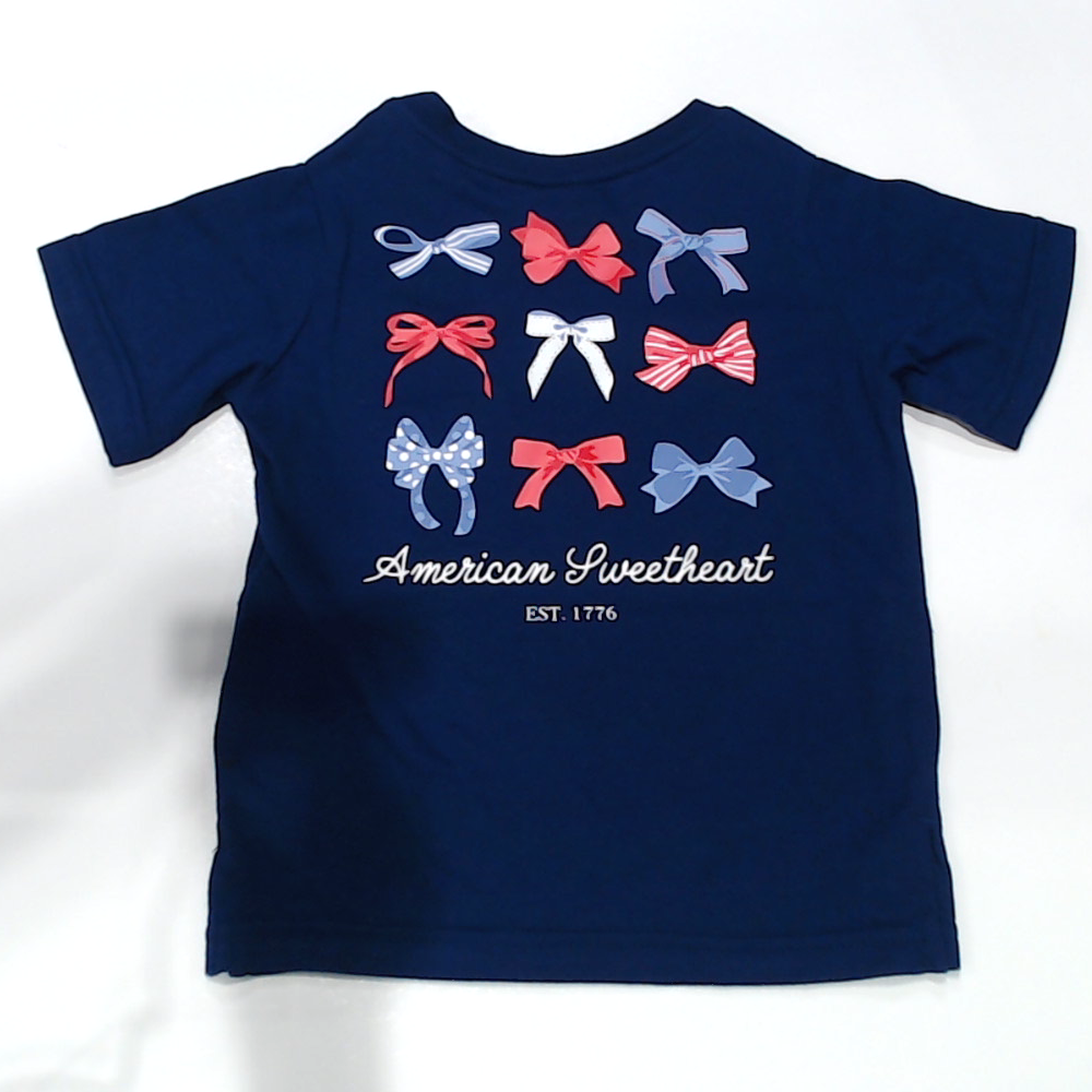 BLOOPER KIDS: Monogrammed Kids America T-Shirt
