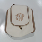 BLOOPER BAG: Monogrammed Hanging Toiletry Bag