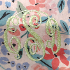 BLOOPER ACCESSORY: Monogrammed Scrub Cap