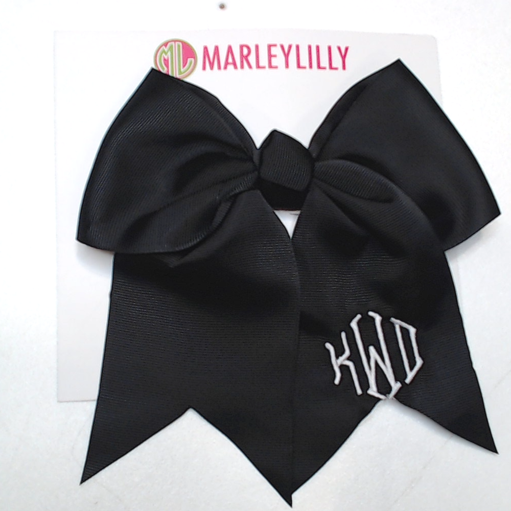 BLOOPER KIDS: Monogrammed Girls Hair Bow