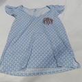 BLOOPER CLOTHING: Monogrammed Ruffle Pajama Top