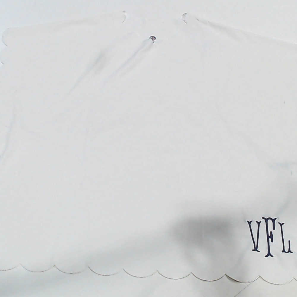 BLOOPER KIDS: Monogrammed Girls Scalloped Cover Up