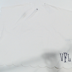 BLOOPER KIDS: Monogrammed Girls Scalloped Cover Up