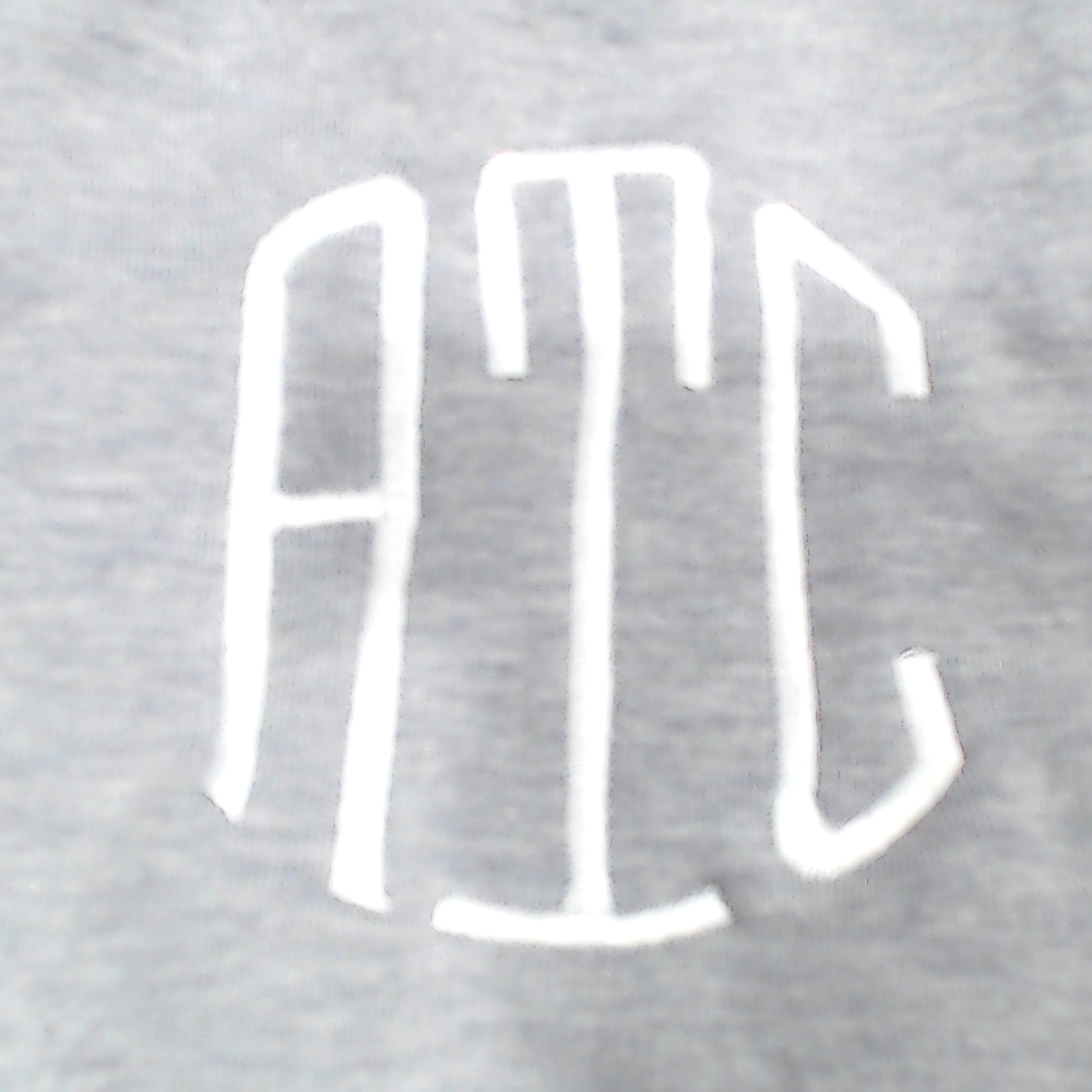 BLOOPER CLOTHING: Monogrammed Open Back Sweatshirt