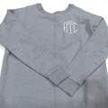 BLOOPER CLOTHING: Monogrammed Open Back Sweatshirt