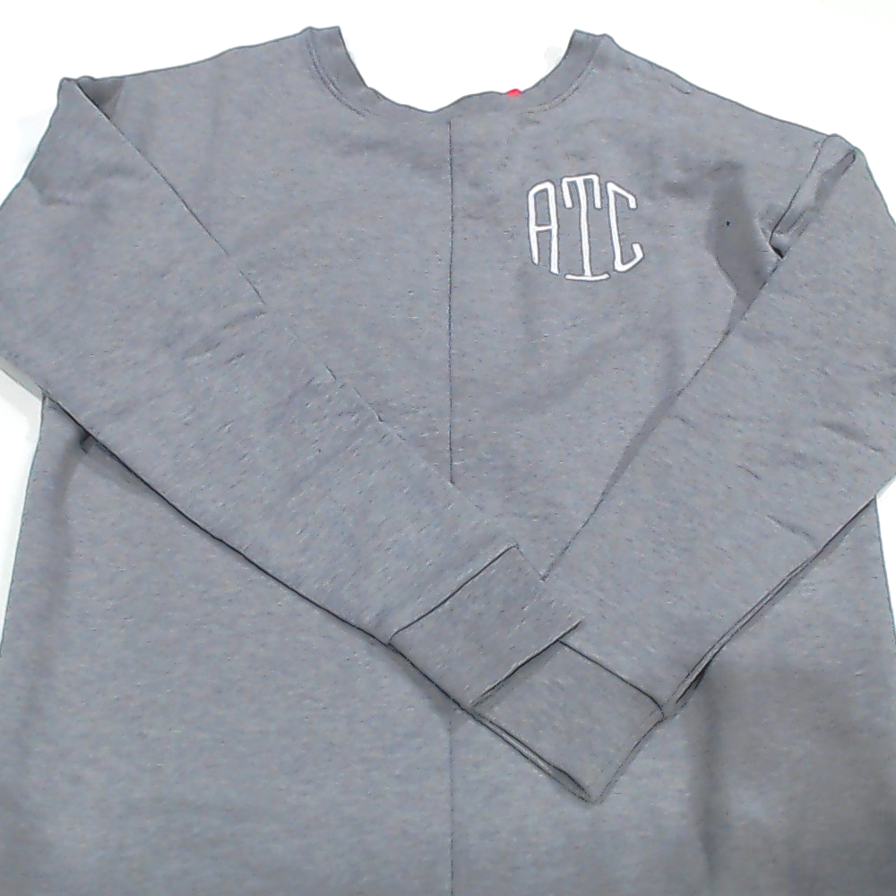BLOOPER CLOTHING: Monogrammed Open Back Sweatshirt