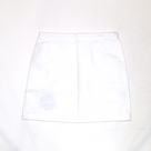 BLOOPER CLOTHING: Monogrammed White Skirt