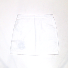 BLOOPER CLOTHING: Monogrammed White Skirt