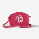 Monogrammed Youth Crossbody Purse | Hot Pink